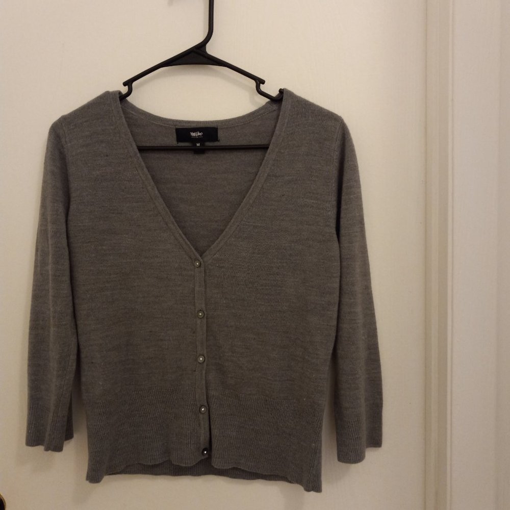 Girls Mossimo Supply Co Gray Cardigan Sime M
